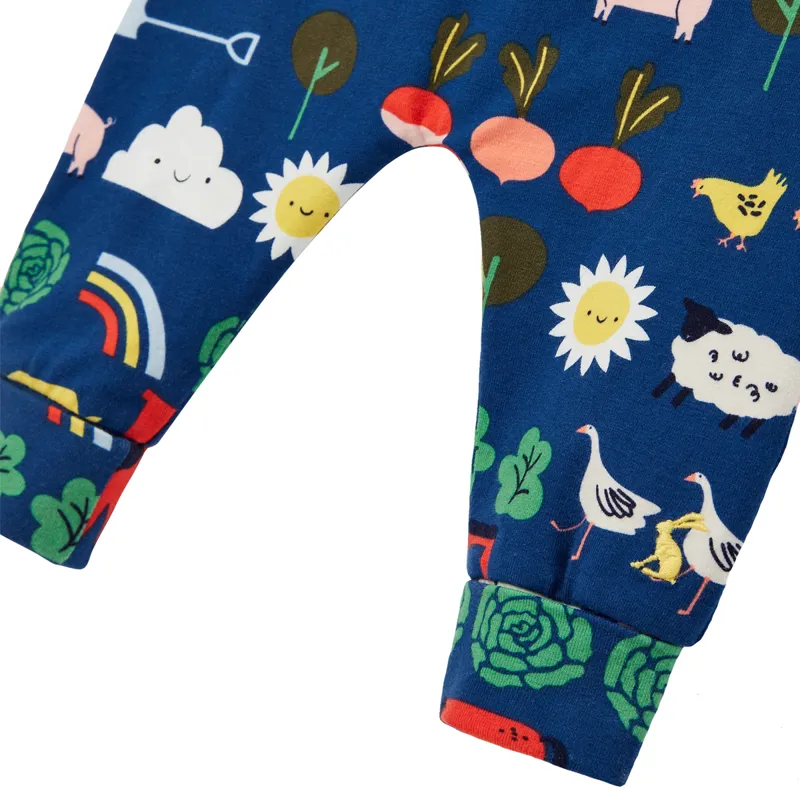Joules Baby Byron Artwork Set - Blue Tractor-3